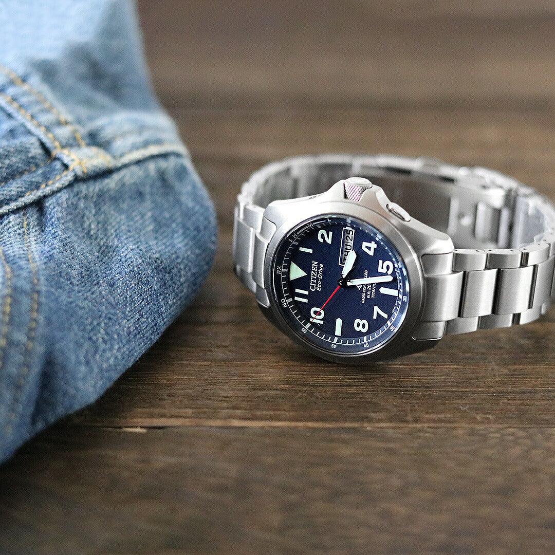 シチズン プロマスター ランド エコドライブ ソーラー電波 メンズ 腕時計 ブランド AT6085-50E CITIZEN オールブラック AT6085-50E