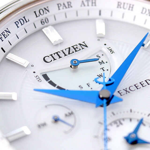 シチズン エクシード エコドライブ ソーラー電波 45周年記念 腕時計 ブランド メンズ ソーラー電波 CITIZEN AT9130-69W アナログ AT9130-69W