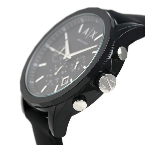 アルマーニ 時計 メンズ アルマーニ エクスチェンジ クロノグラフ AX1326 AX ARMANI EXCHANGE オールブラック 腕時計 AX1326