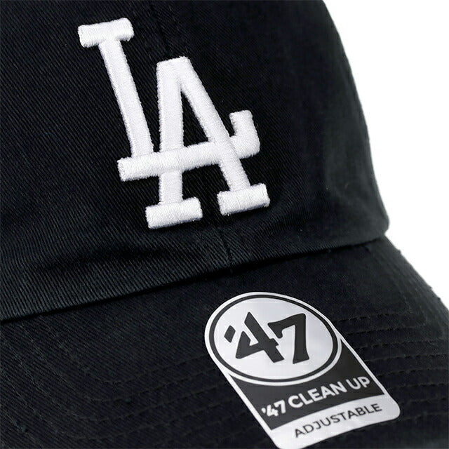 47BRAND キャップ メンズ レディース ブランド ドジャース 定番キャップ ’47 クリーンナップ Black 帽子 B-RGW12GWSNL-BKM