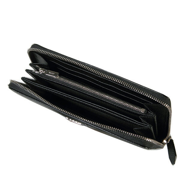 バリー 財布 長財布 メンズ 革 レザーウォレット 小銭入れ BALLY テレン 6218049 ブラック 記念品 プレゼント ギフト BA-6218049
