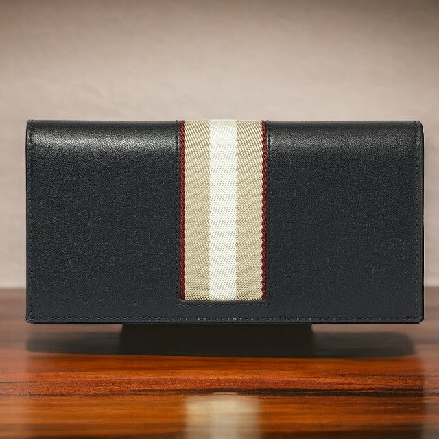 バリー 財布 長財布 メンズ 革 レザーウォレット 小銭入れ BALLY バリロ 6302795 ブラック 記念品 プレゼント ギフト BA-6302795