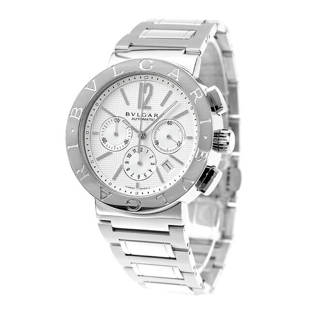 ブルガリ ブルガリブルガリ 42mm クロノグラフ BB42WSSDCH 腕時計 ブランド メンズ BB42WSSDCH