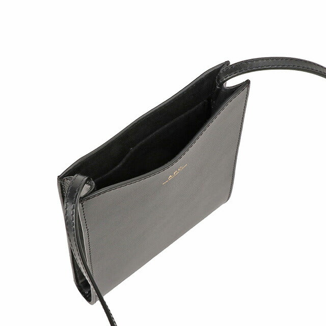 アーペーセー A.P.C. PXBMW F63412 LZZ BLACK APC ショルダーバッグ ネックポーチ ブラック レディース ユニセックス JAMIE NECK POUCH BBAP00092L