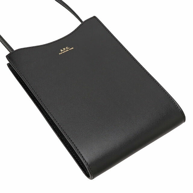 アーペーセー A.P.C. PXBMW F63412 LZZ BLACK APC ショルダーバッグ ネックポーチ ブラック レディース ユニセックス JAMIE NECK POUCH BBAP00092L