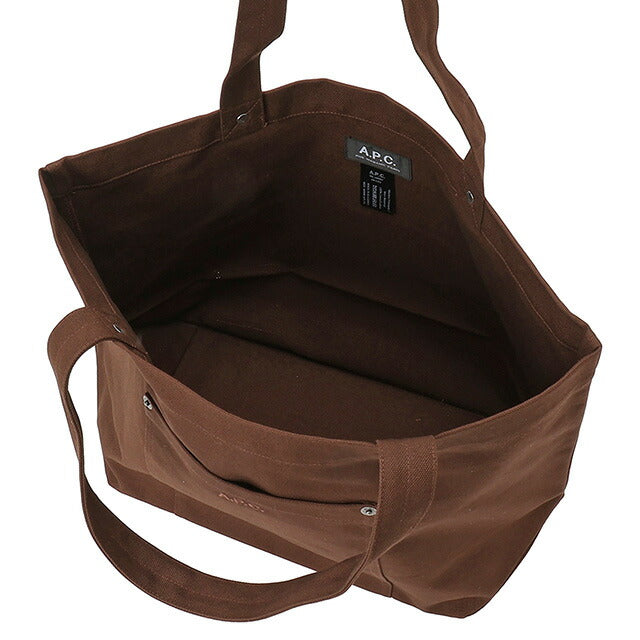 アーペーセー A.P.C. COCPR M61832 CAJ CHOCOLAT APC タイス キャンバス トートバッグ ブラウン レディース メンズ ユニセックス BBAP00094L