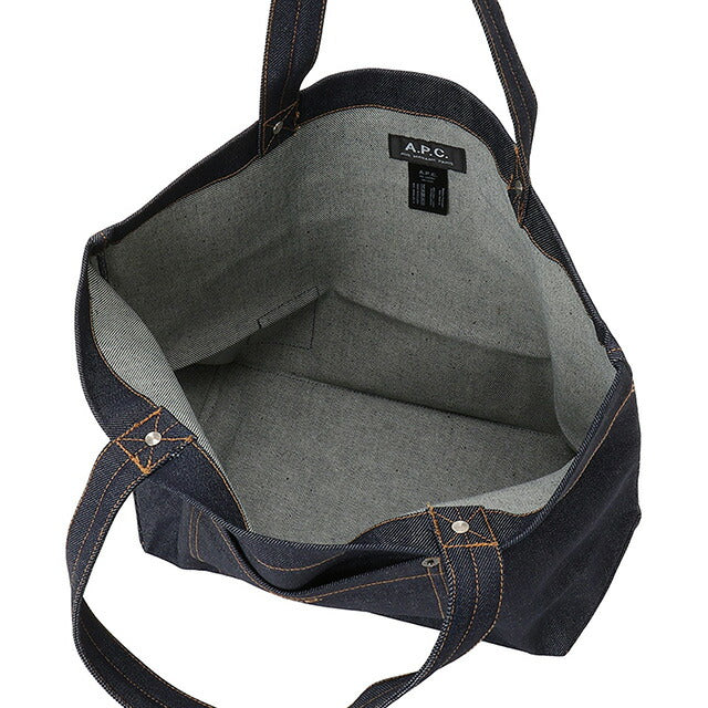 アーペーセー A.P.C. COCSX M61832 IAI INDIGO APC タイス デニム トートバッグ ネイビー レディース メンズ ユニセックス TOTE THAIS BBAP00095L