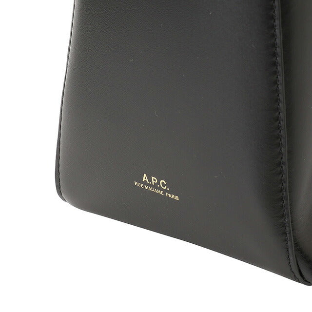 アーペーセー A.P.C. PXBRU F61869 LZZ BLACK APC ヴィルジニー スモール バッグ 2WAYショルダーバッグ ブラック レディース ユニセックス BBAP00128L