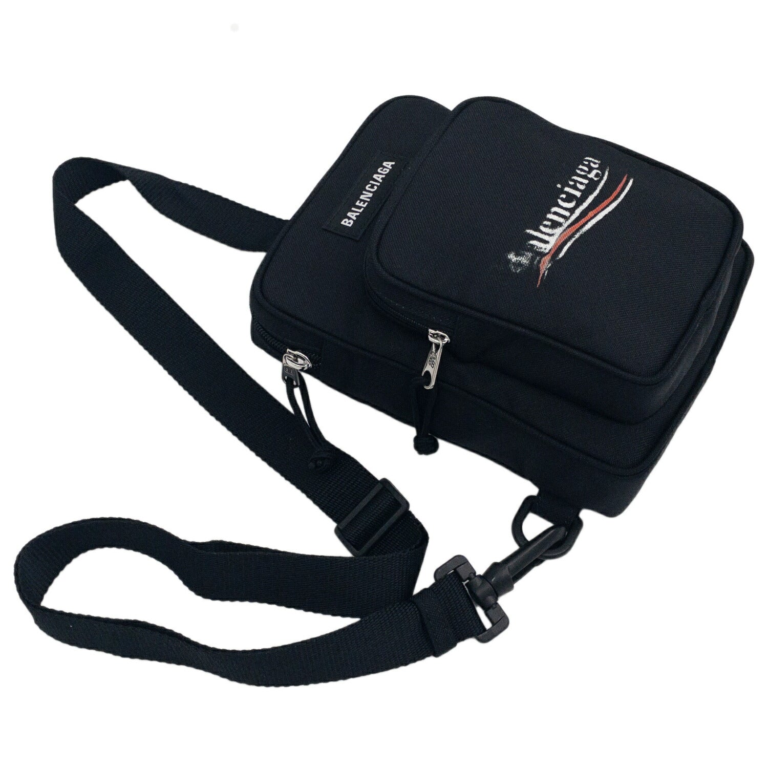 バレンシアガ BALENCIAGA 620260 2AA29 1090 エクスプローラー クロスボディ メッセンジャーバッグ ブラック メンズ ユニセックス BBBC00061M