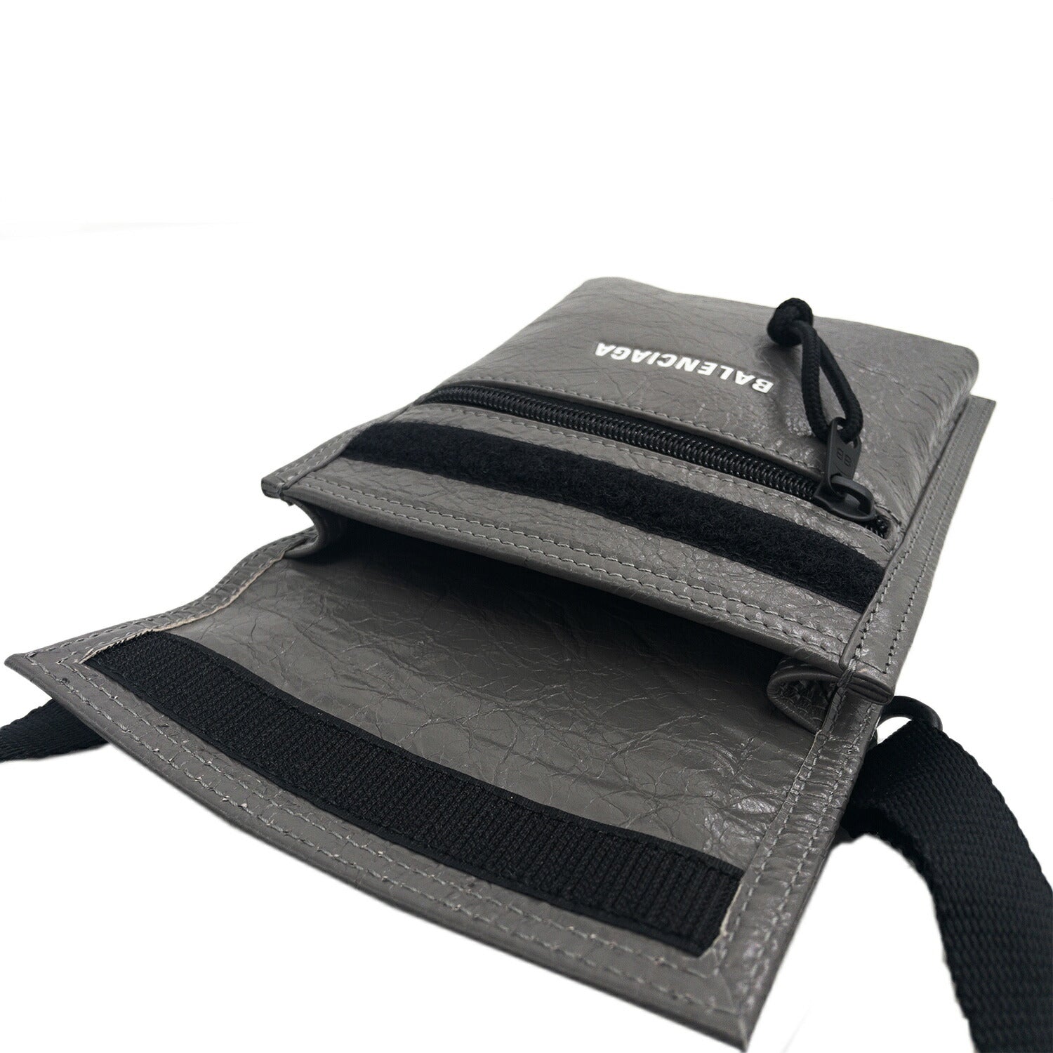 バレンシアガ BALENCIAGA 655982 1VG7X 1404 エクスプローラー ショルダーバッグ クロスボディ ダークグレー メンズ ユニセックス BBBC00062M