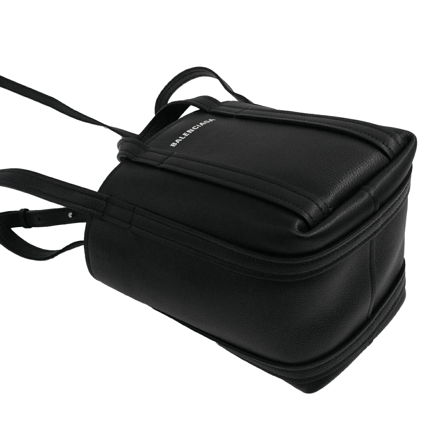 バレンシアガ BALENCIAGA 672793 15YUN 1090 エブリデイ ミニ ノース サウス 3WAY ショルダートートバッグ クロスボディ ブラック レディース ユニセックス BBBC00064L