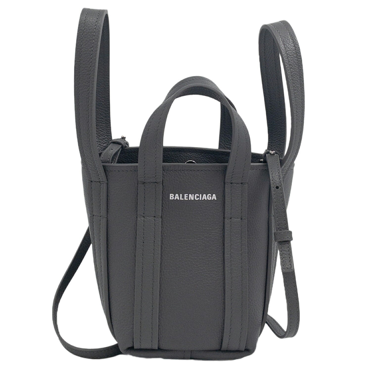 バレンシアガ BALENCIAGA 781817 15YUN 1290 エブリデイ 2.0 ミニ ショルダートートバッグ ダークグレー レディース ユニセックス EEVERYDAY 2.0 MINI SHOULDER BBBC00066L