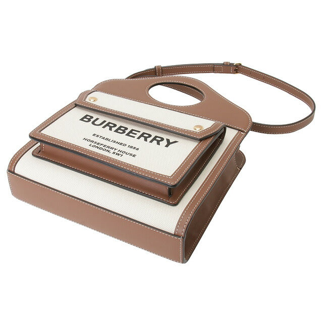 バーバリー BURBERRY 8039361 A1395 ロゴ ホースフェリープリント ポケットバッグ 2WAY ショルダー・ハンドバッグ レディース BBBU00131L