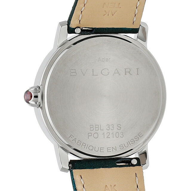 ブルガリ ブルガリブルガリ 自動巻き 腕時計 ブランド レディース BVLGARI BBL33WSLC4-12-X アナログ ホワイトシェル グリーン 白 スイス製 BBL33WSLC4-12-X