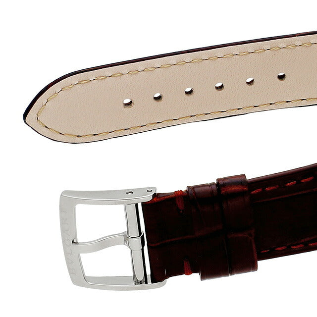 ブルガリ ブルガリブルガリ 自動巻き 腕時計 ブランド レディース BVLGARI BBL37WSLC9-12 アナログ ホワイトシェル ダークブラウン 白 スイス製 BBL37WSLC9-12