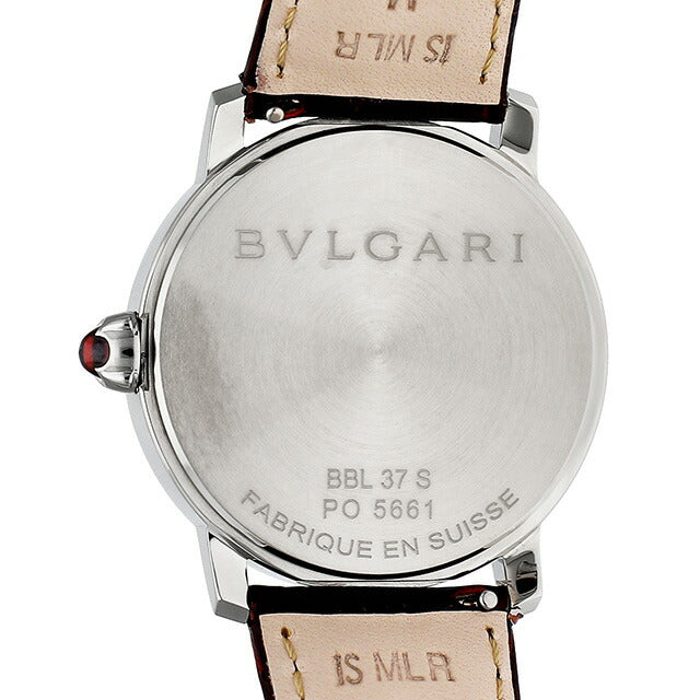 ブルガリ ブルガリブルガリ 自動巻き 腕時計 ブランド レディース BVLGARI BBL37WSLC9-12 アナログ ホワイトシェル ダークブラウン 白 スイス製 BBL37WSLC9-12