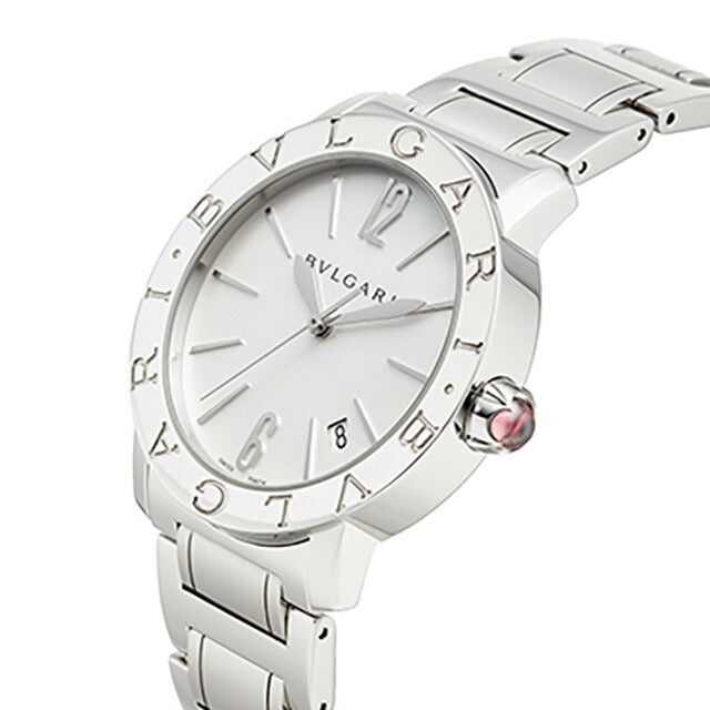 ブルガリ ブルガリブルガリ 自動巻き 腕時計 ブランド レディース BVLGARI BBL37WSSD アナログ ホワイトシェル 白 スイス製 BBL37WSSD