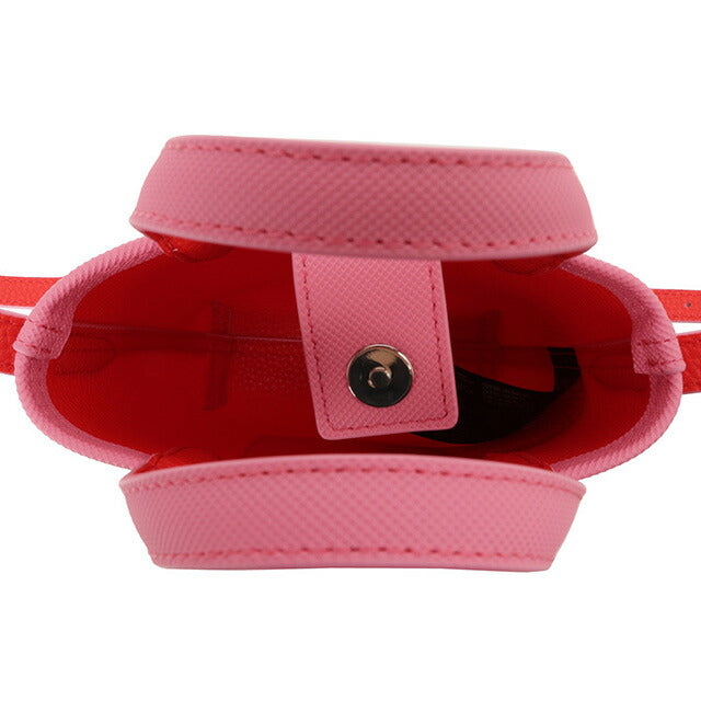 ラコステ LACOSTE NF3866 L45 アンナ プチピケ リバーシブル ショルダー 2WAYバッグ ピンク レディース ユニセックス ワニロゴ BBLT00016L