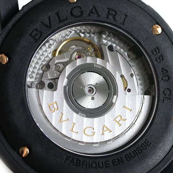 ブルガリ 時計 ブルガリブルガリ カーボンゴールド 40mm 自動巻き 機械式 メンズ 腕時計 ブランド BBP40C11CGLD ブラウン BBP40C11CGLD
