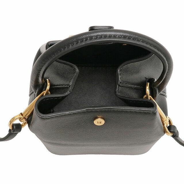 ヴァレンティノ VALENTINO 1W2P0Y08 VNL 0NO Vロゴ シグネチャー ミニ バケットバッグ ショルダーバッグ ブラック レディース BBVA00048L
