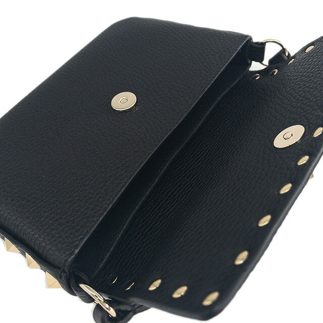 ヴァレンティノ VALENTINO 5W2P0W07 VSH 0NO ロックスタッズ ミニ バッグ 2WAY ハンドバッグ ショルダーバッグ クロスボディ ブラック レディース BBVA00059L