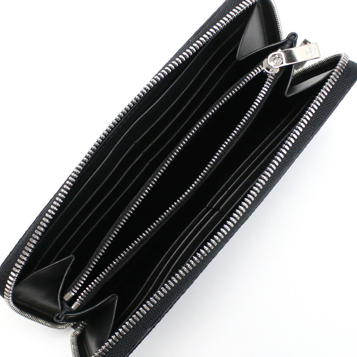 ベルルッティ 長財布ラウンドファスナー メンズ ブランド PVC レザー イタリア N207364 BLACK-TDMINTENSO グレー系 財布 BERN207364011