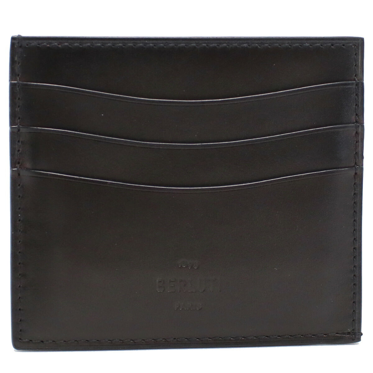 ベルルッティ カードケース メンズ ブランド レザー イタリア N235736 NERO GRIGIO ブラック 財布 BERN235736011