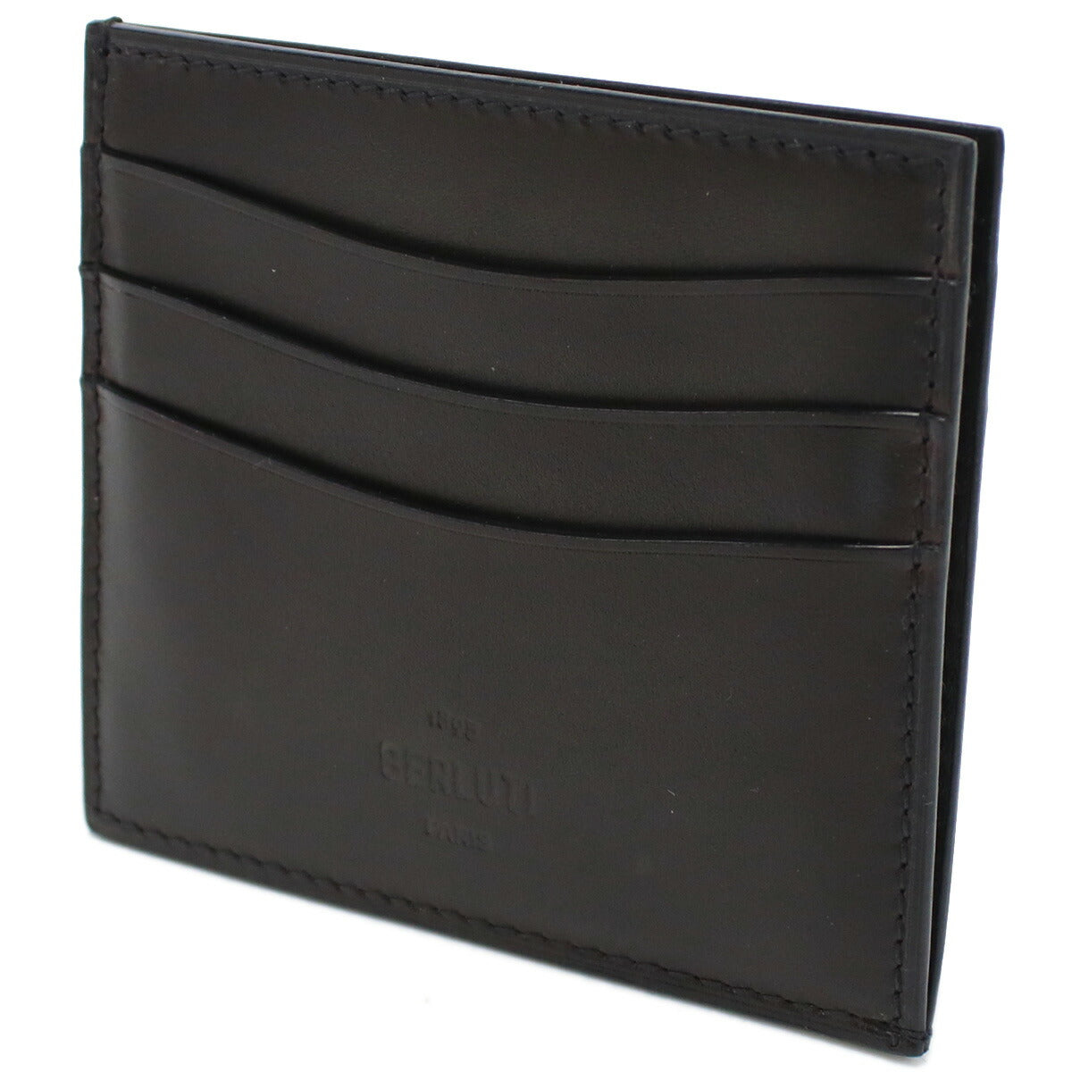 ベルルッティ カードケース メンズ ブランド レザー イタリア N235736 NERO GRIGIO ブラック 財布 BERN235736011