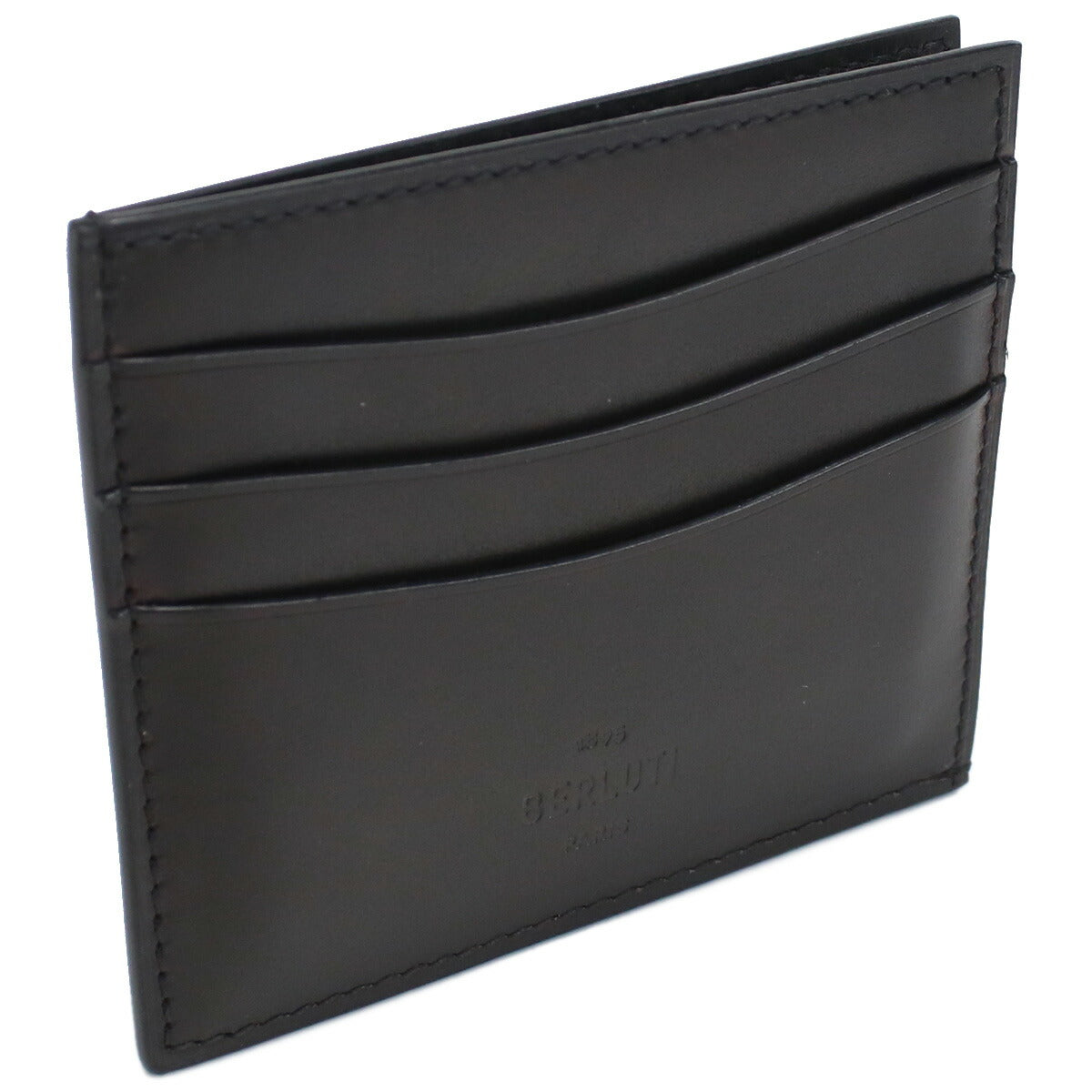 ベルルッティ カードケース メンズ ブランド レザー イタリア N235736 NERO GRIGIO ブラック 財布 BERN235736011