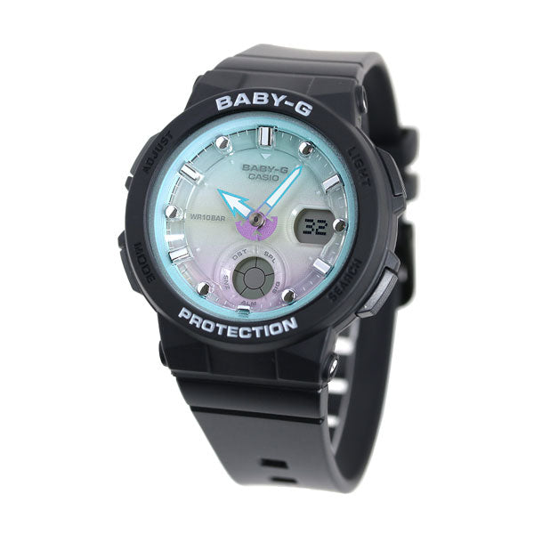 ベビーg ベビージー baby-g ワールドタイム レディース 腕時計 ブランド BGA-250-1A2DR カシオ グラデーション ブラック BGA-250-1A2DR