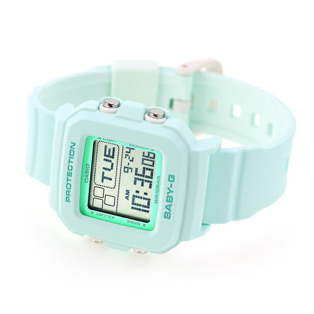 ベビーg ベビージー Baby-G BGD-10-3 BGD-10シリーズ レディース 腕時計 ブランド カシオ casio デジタル ミントグリーン BGD-10-3DR