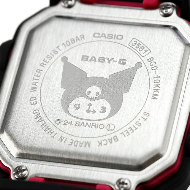 ベビーg ベビージー Baby-G クォーツ 電池式 BGD-10KKM-1 BABY-G+PLUS 「クロミ」コラボレーション BGD-10シリーズ レディース 腕時計 ブランド カシオ casio BGD-10KKM-1DR