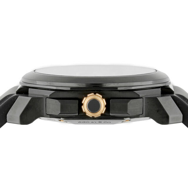 ブルガリ オクト ウルトラネロ 自動巻き 機械式 腕時計 メンズ クロノグラフ BVLGARI BGO41BBSVDCH アナログ ブラック 黒 スイス製 BGO41BBSVDCH