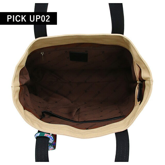 ビバリーヒルズポロクラブ トートバッグ メンズ レディース ブランド キャンバストートバッグL Cotton 243710 BE BK BK バッグ BH1008N-BEBKBK