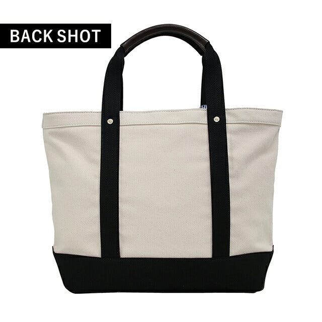 ビバリーヒルズポロクラブ トートバッグ メンズ レディース ブランド キャンバストートバッグL Cotton 152456 IV BK BK バッグ BH1008N-IVBKBK