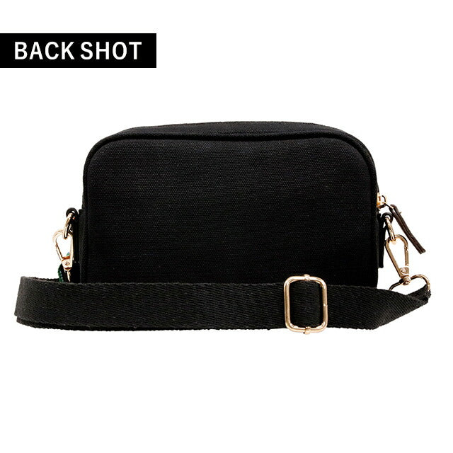ビバリーヒルズポロクラブ ショルダバック メンズ レディース ブランド キャンバスショルダーバッグ Cotton 243904 BK BK WH バッグ BH1009N-BKBKWH