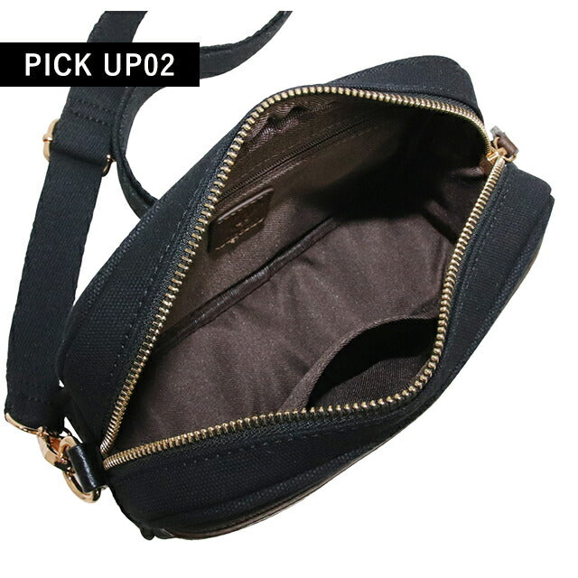 ビバリーヒルズポロクラブ ショルダバック メンズ レディース ブランド キャンバスショルダーバッグ Cotton 243904 BK BK WH バッグ BH1009N-BKBKWH
