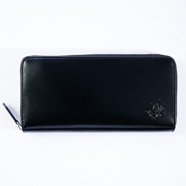 ビバリーヒルズポロクラブ 財布 メンズ ブランド 長財布 革 レザーウォレット 小銭入れあり ブラック ネイビー BHG-M1001-BKNV