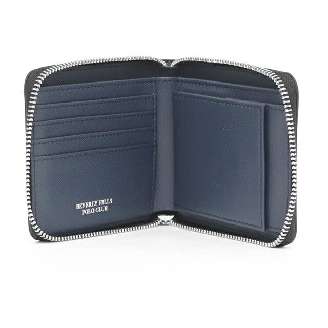 ビバリーヒルズポロクラブ 財布 メンズ ブランド 二つ折り財布 革 レザーウォレット 小銭入れあり 選べるモデル BHG-M1004
