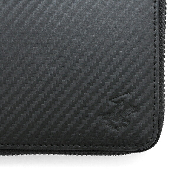 ビバリーヒルズポロクラブ 財布 メンズ ブランド 二つ折り財布 革 レザーウォレット 小銭入れあり ブラック BHG-M2004-BK