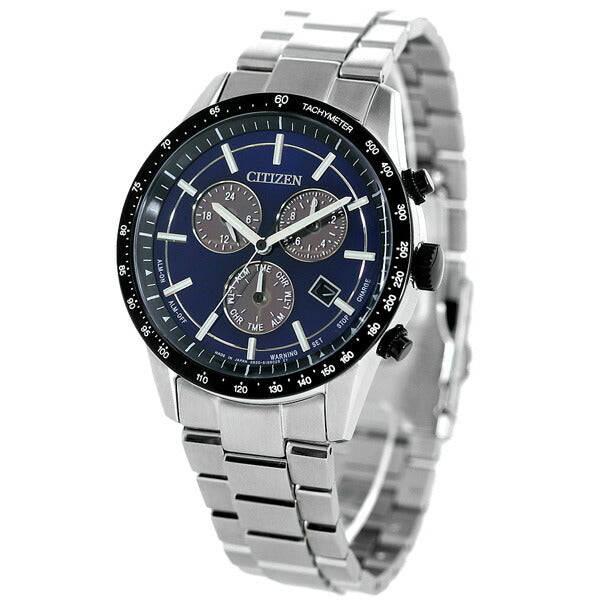 シチズン エコドライブ ソーラークロノグラフ 日本製 ソーラー メンズ 腕時計 ブランド BL5496-96L CITIZEN ブルー BL5496-96L