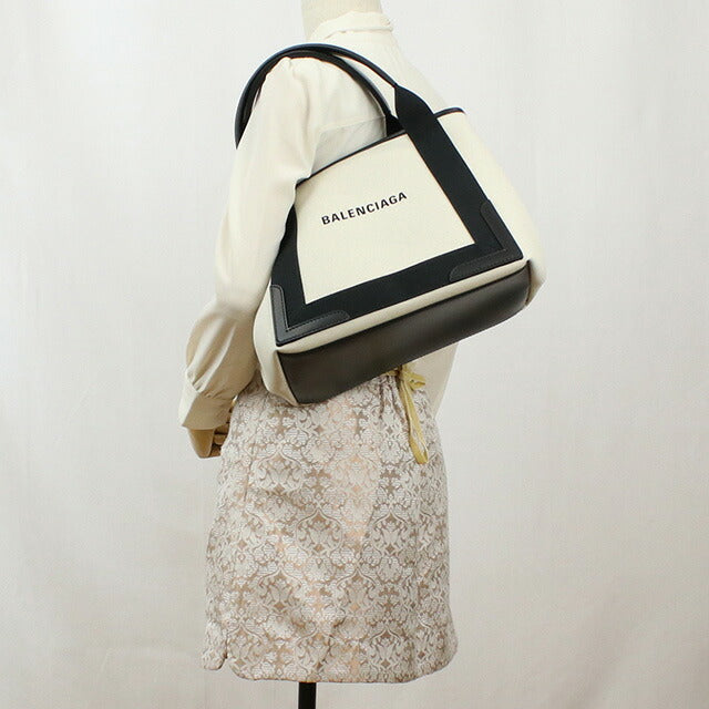 バレンシアガ トートバッグ レディース ブランド BALENCIAGA イタリア 339933 ホワイト系 ブラック バッグ BLC339933141