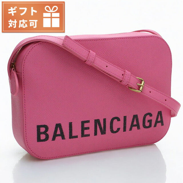 バレンシアガ 斜め掛け ショルダーバッグ レディース ブランド BALENCIAGA レザー イタリア 558172 ROSE BUBBG-L NOIR ピンク系 バッグ BLC558172021