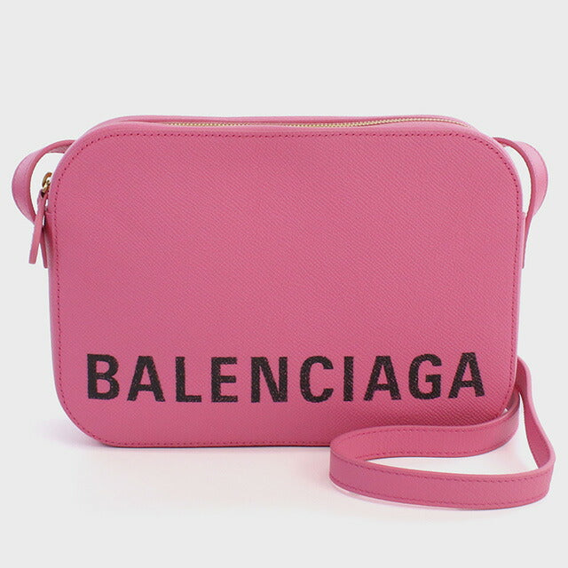 バレンシアガ 斜め掛け ショルダーバッグ レディース ブランド BALENCIAGA レザー イタリア 558172 ROSE BUBBG-L NOIR ピンク系 バッグ BLC558172021