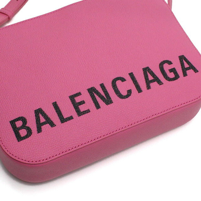 バレンシアガ 斜め掛け ショルダーバッグ レディース ブランド BALENCIAGA レザー イタリア 558172 ROSE BUBBG-L NOIR ピンク系 バッグ BLC558172021