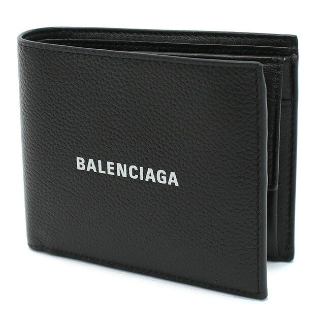 バレンシアガ 二折財布小銭入付き メンズ ブランド BALENCIAGA イタリア 594315 ブラック 財布 BLC594315011
