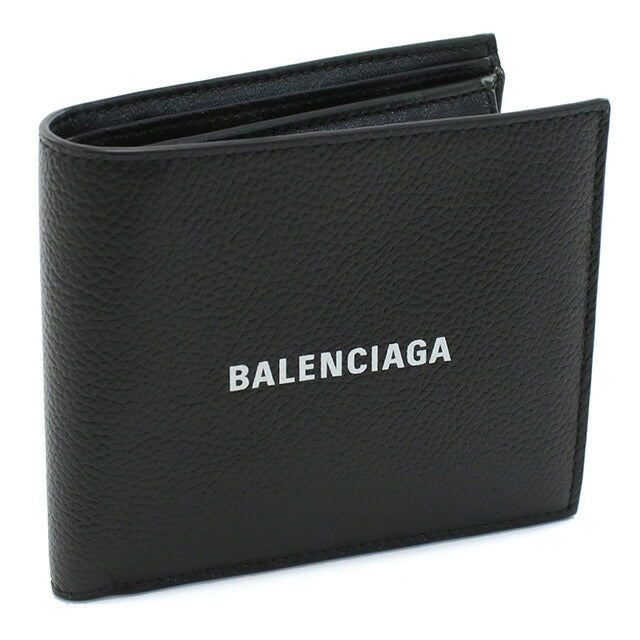 バレンシアガ 二折財布小銭入付き メンズ ブランド BALENCIAGA イタリア 594315 ブラック 財布 BLC594315011