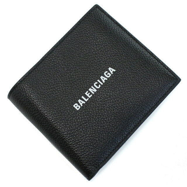 バレンシアガ 二折財布小銭入付き メンズ ブランド BALENCIAGA イタリア 594315 ブラック 財布 BLC594315011