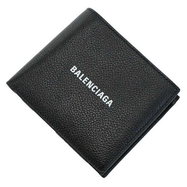 バレンシアガ 二折財布小銭入付き メンズ ブランド BALENCIAGA イタリア 594315 ブラック 財布 BLC594315011