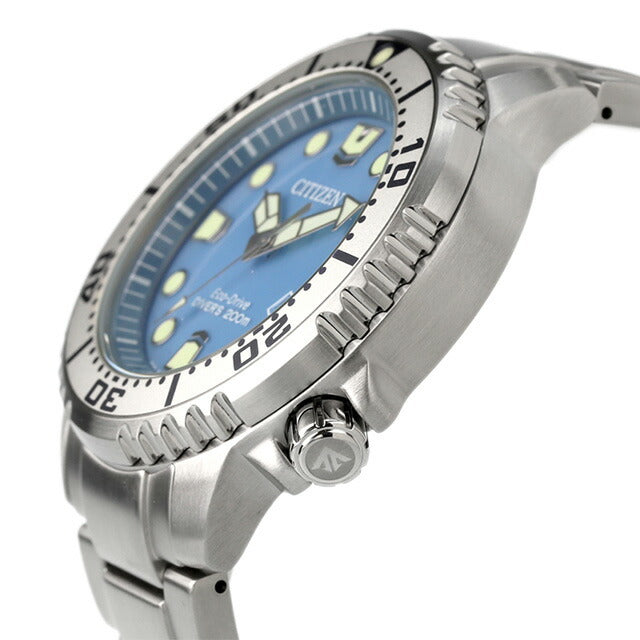シチズン プロマスター ダイバー200m エコドライブ ソーラー腕時計 ブランド メンズ ソーラー CITIZEN BN0165-55L アイスブルー BN0165-55L